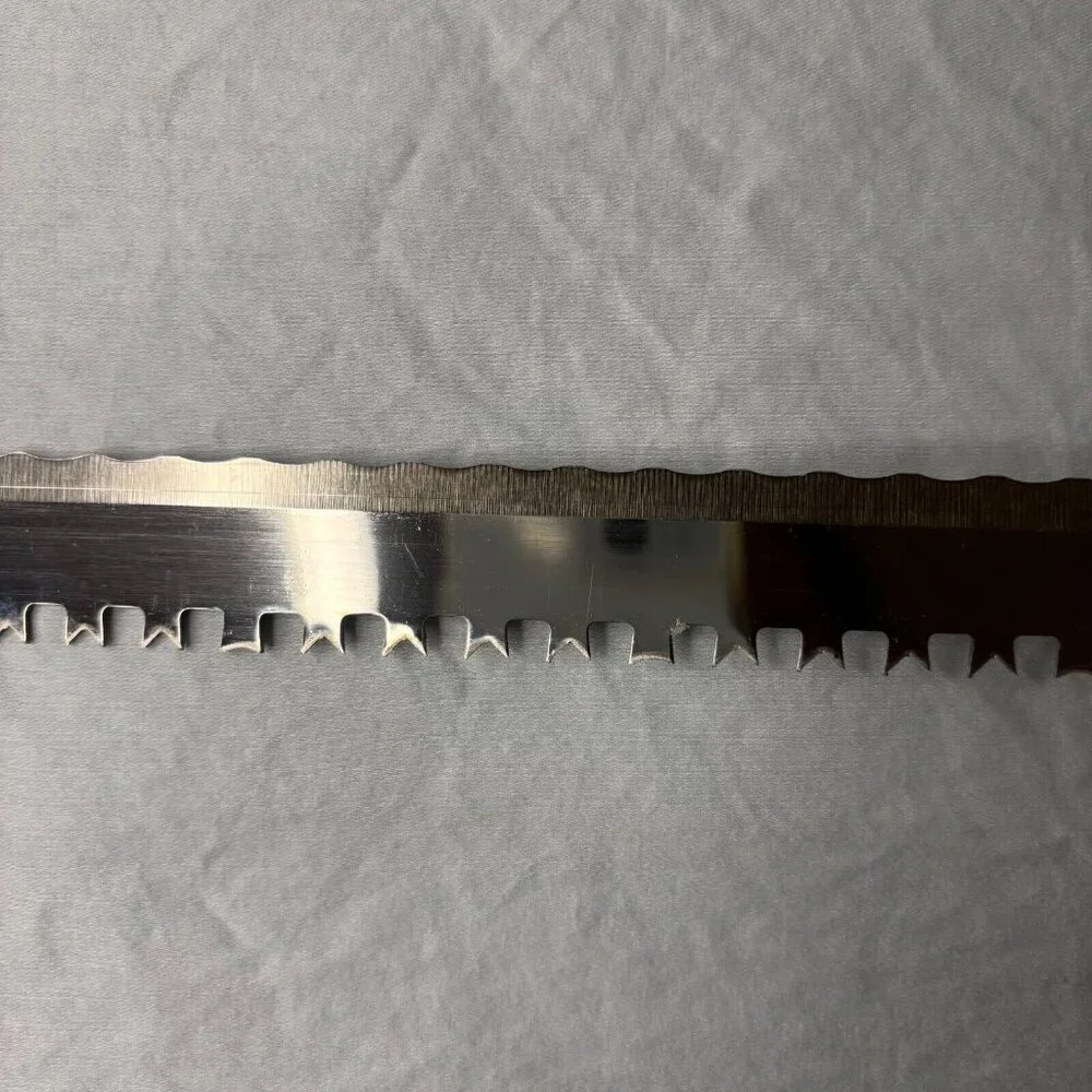 Vintage Quikut Quikkle Knife USA Chefs Slicing Bread Frozen Carving Food Blade